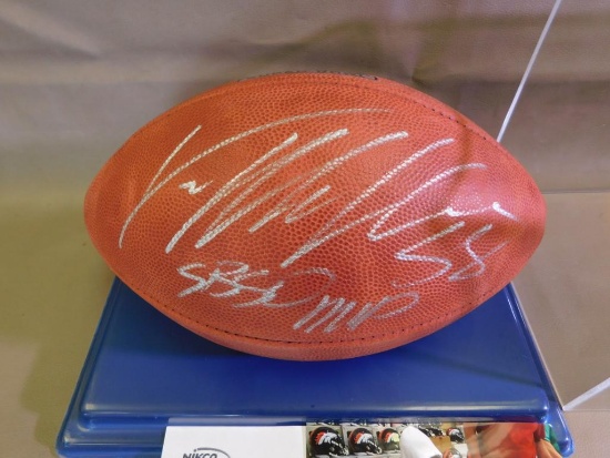 Von Miller signed Denver Broncos signed 2015 Super Bowl Football
