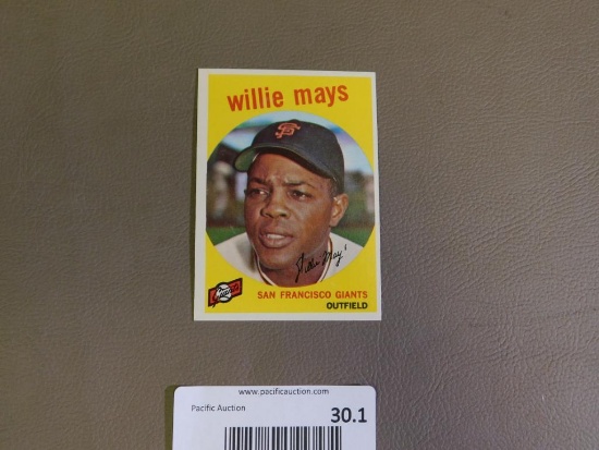 1959 Topps # 50 Willie Mays Baseball card