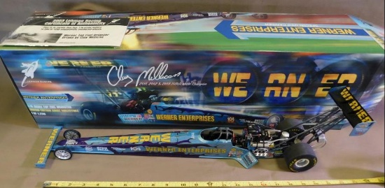Limited edition Werner Lehman racing die cast top fuel dragster