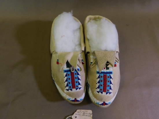 Beaded Sioux Moccasins