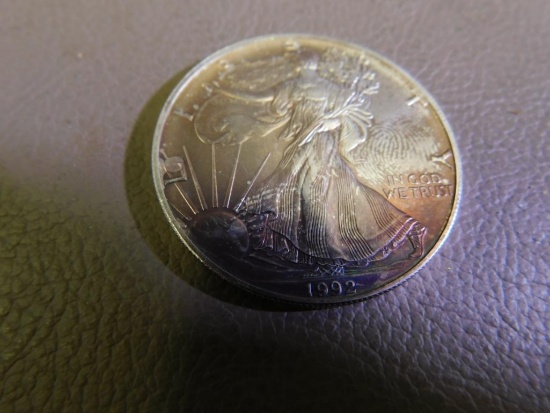 1992 American Eagle silver ounce coin