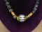 Rick Rice Chevron Bead trade necklace