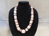 Rick Rice cane glass bead necklace