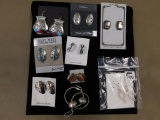 Sterling silver Native earring sets