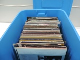 Tub of records.