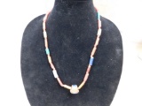 Antique trade bead necklace