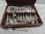 Ornate Godinger silverplate with box.