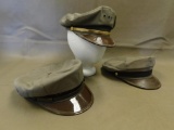 Vintage motorcycle Patrolman's caps