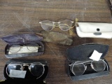 Antique eyeglasses.