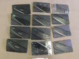 Business card folding emergency knives