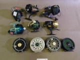 Fly and spinning fishing reel assortment