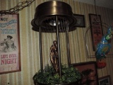 Vintage hanging oil lamp.