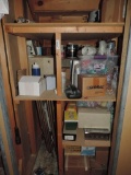 Contents of basement closet.