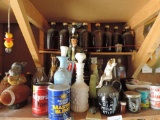 Liquor / collector bottle assortment.