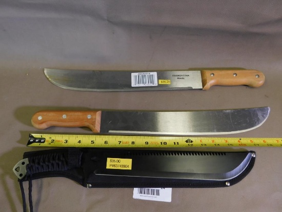 Three New machetes