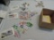 Over 850 stamps (U.S. commemoratives & world wide).