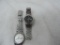 Two vintage Seiko watches.