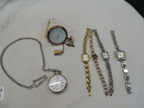 Ladie's watches / Waltham pocket watch.