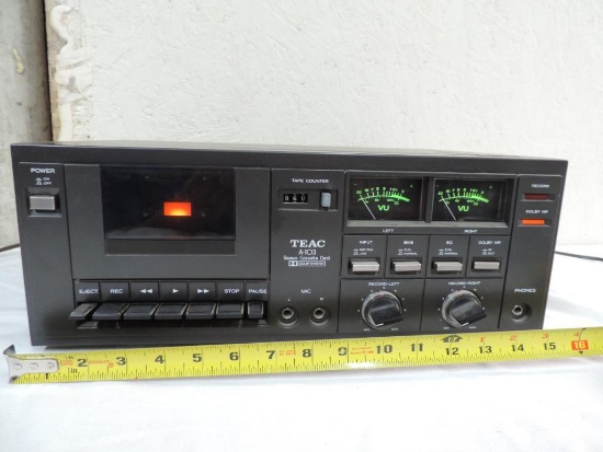 Teac A-103 stereo cassette deck.