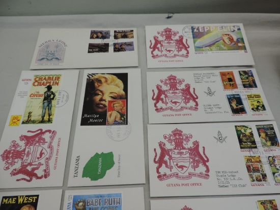 Sierra leone war movies stamps.