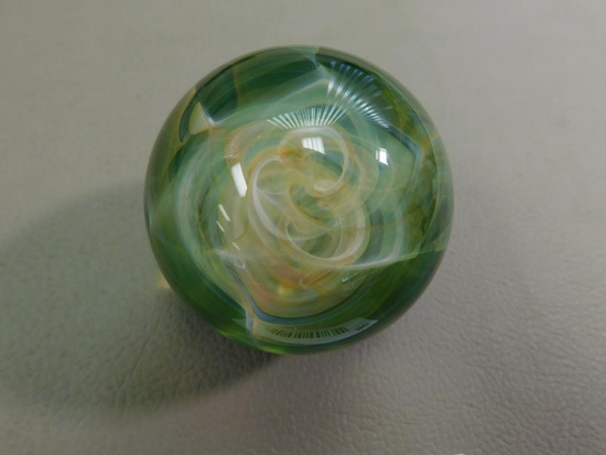 Miles Parker Art glass marble