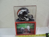 Bill Romanowski autographed mini helmet.