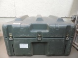 Hardigg hard plastic shipping case.