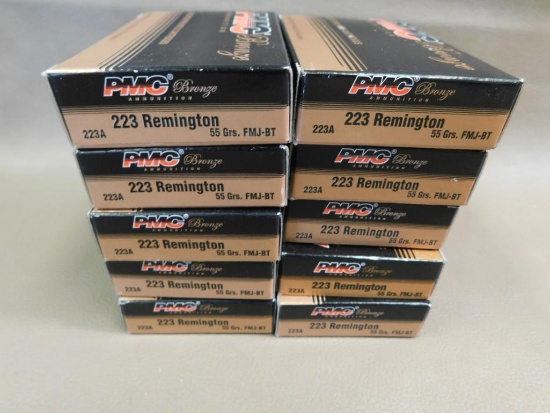 PMC Bronze 223 ammunition