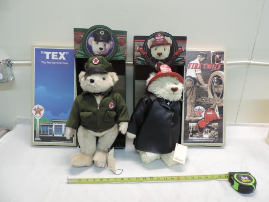 Limited edition Texaco collector bears.