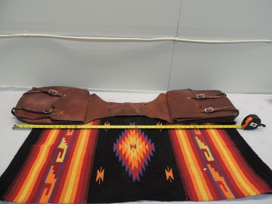 Saddlebags and El Paso saddle blanket.