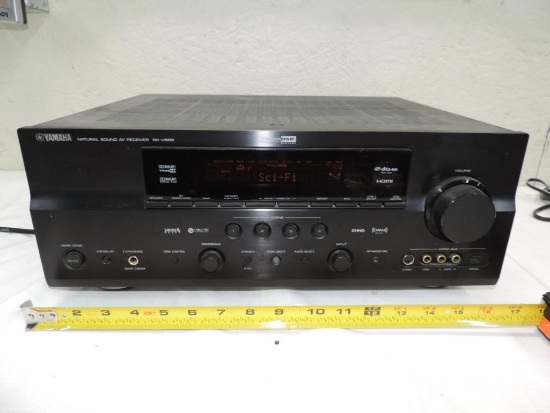 Yamaha RX-V663 receiver.
