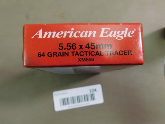 American Eagle 5.56 tracer ammunition