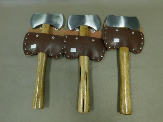 Three hatchets