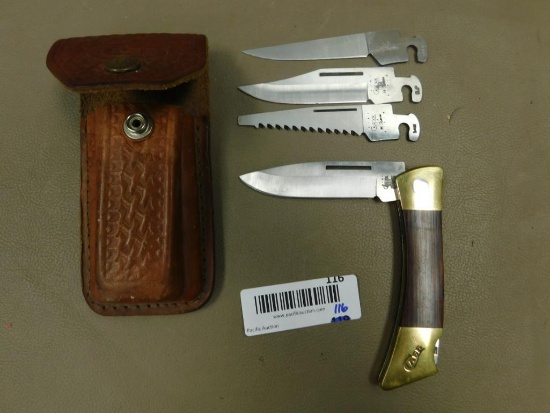 Case changer trade a blade knife
