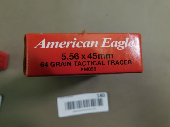 American Eagle 5.56 tracer ammunition