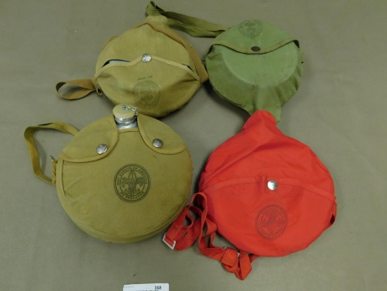Boy scout mess kits and canteens