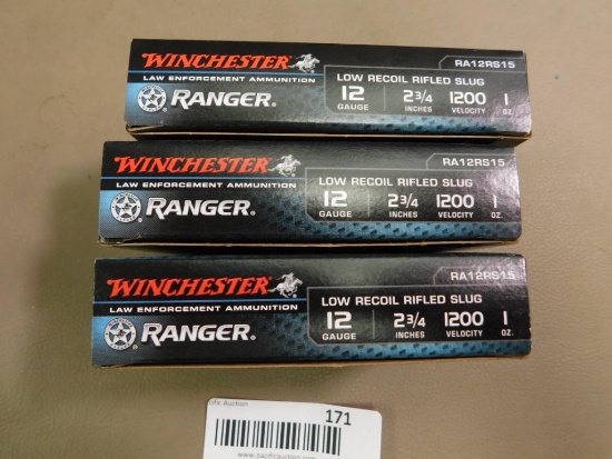Winchester Ranger 12 gauge slugs
