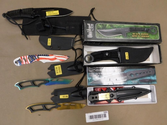 Neck and tactical knives