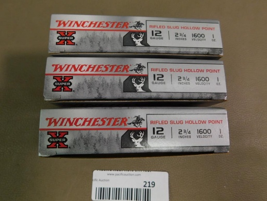 Winchester 12 gauge slugs