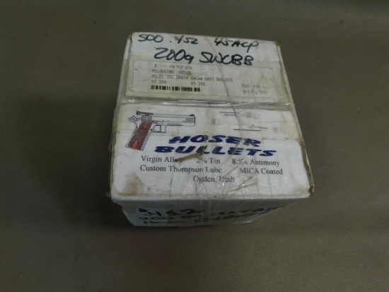 45 cal bullets for reloading