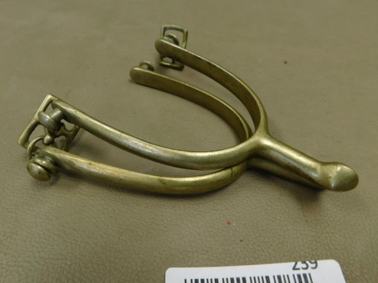 Brass cavalry spurs