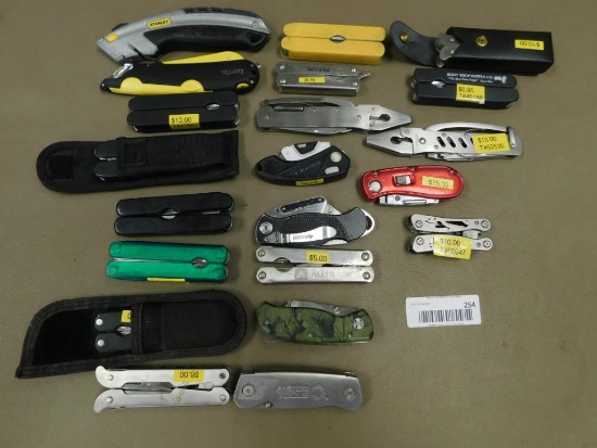 Multi tools and utility knives