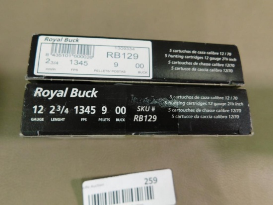 Royal Buck 12 gauge 00 buckshot ammunition