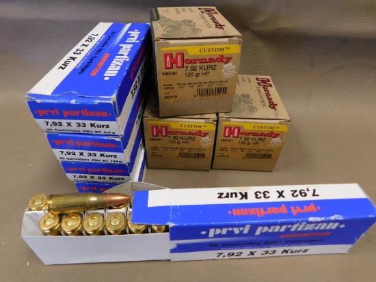 7.92X33 Kurtz ammunition