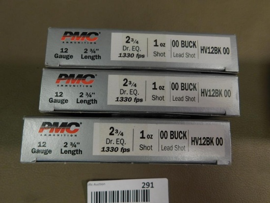 PMC 12 gauge 00 Buckshot ammunition