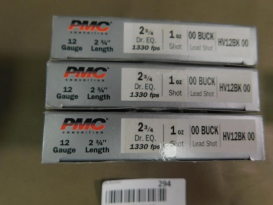 PMC 12 gauge 00 Buckshot ammunition