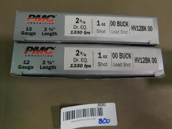 PMC 12 gauge 00 Buckshot ammunition