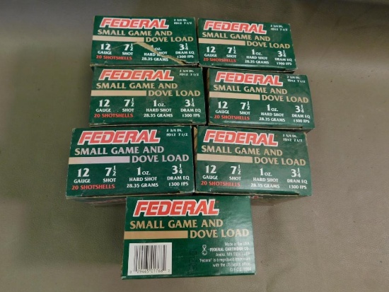 Federal 12 gauge #7 shotgun shells