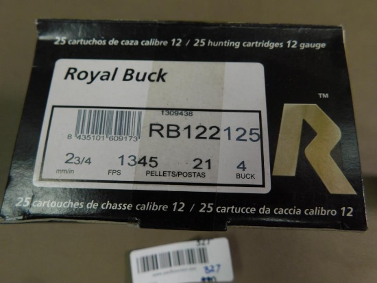 12 gauge #4 shot ammunition