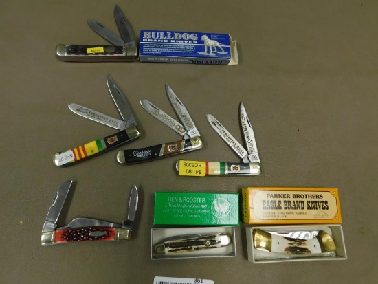 8 New Upper End Pocket Knives
